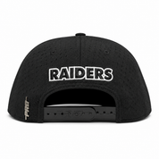 Las Vegas Raiders 'Super Bowl Mesh' Black Pro Standard Adjustable Snapback Hat - Product Image