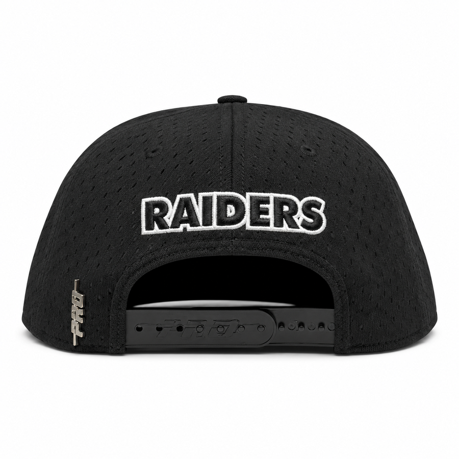 Las Vegas Raiders 'Super Bowl Mesh' Black Pro Standard Adjustable Snapback Hat - Product Image