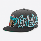Vancouver Grizzlies 'Dual Logo' '47 Brand Captain Adjustable Snapback - Gray/Black - Product Image