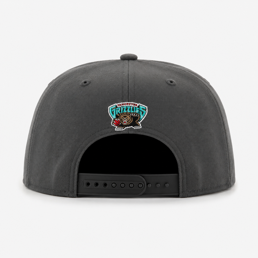 Vancouver Grizzlies 'Dual Logo' '47 Brand Captain Adjustable Snapback - Gray/Black - Product Image