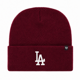 Los Angeles Dodgers '47 Brand Cuff Knit Beanie - Maroon