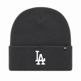 Los Angeles Dodgers '47 Brand Cuff Knit Beanie - Dark Grey