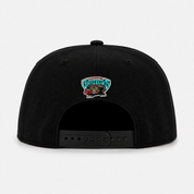 Vancouver Grizzlies 'Dual Logo' '47 Brand Captain Adjustable Snapback - Black/Silver - Product Image
