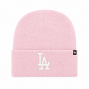 Los Angeles Dodgers '47 Brand Cuff Knit Beanie - Light Pink - Product Image