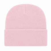 Los Angeles Dodgers '47 Brand Cuff Knit Beanie - Light Pink - Product Image