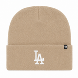 Los Angeles Dodgers '47 Brand Cuff Knit Beanie - Tan