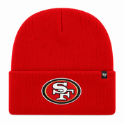 San Francisco 49ers '47 Brand Cuff Knit Beanie - Red - Product Image