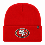 San Francisco 49ers '47 Brand Cuff Knit Beanie - Red
