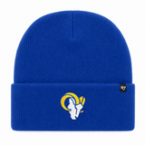 Los Angeles Rams Rampage '47 Brand Cuff Knit Beanie - Blue