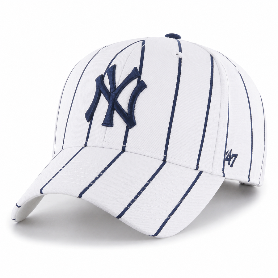 New York Yankees '47 Brand MVP - White Pinstripe