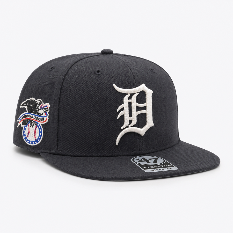 Detroit Tigers Navy/White '47 Brand Snapback