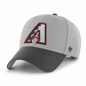 Arizona Diamondbacks '47 Brand MVP Adjustable Baseball Cap - Gray - Product Image