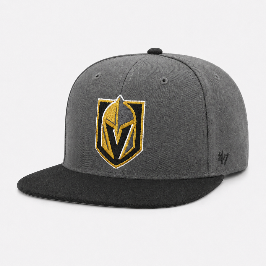Las Vegas Golden Knights '47 Brand Captain Adjustable Snapback - Gray/Black - Product Image