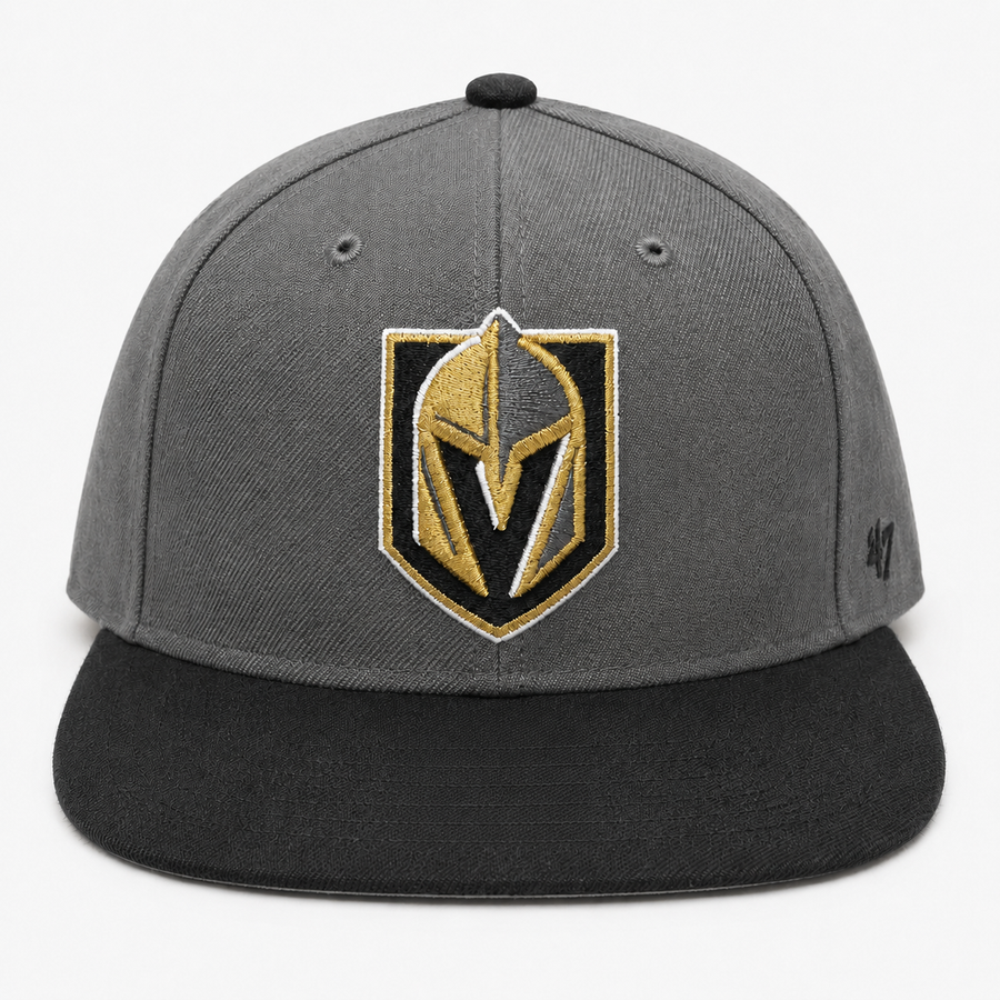Las Vegas Golden Knights '47 Brand Captain Adjustable Snapback - Gray/Black - Product Image