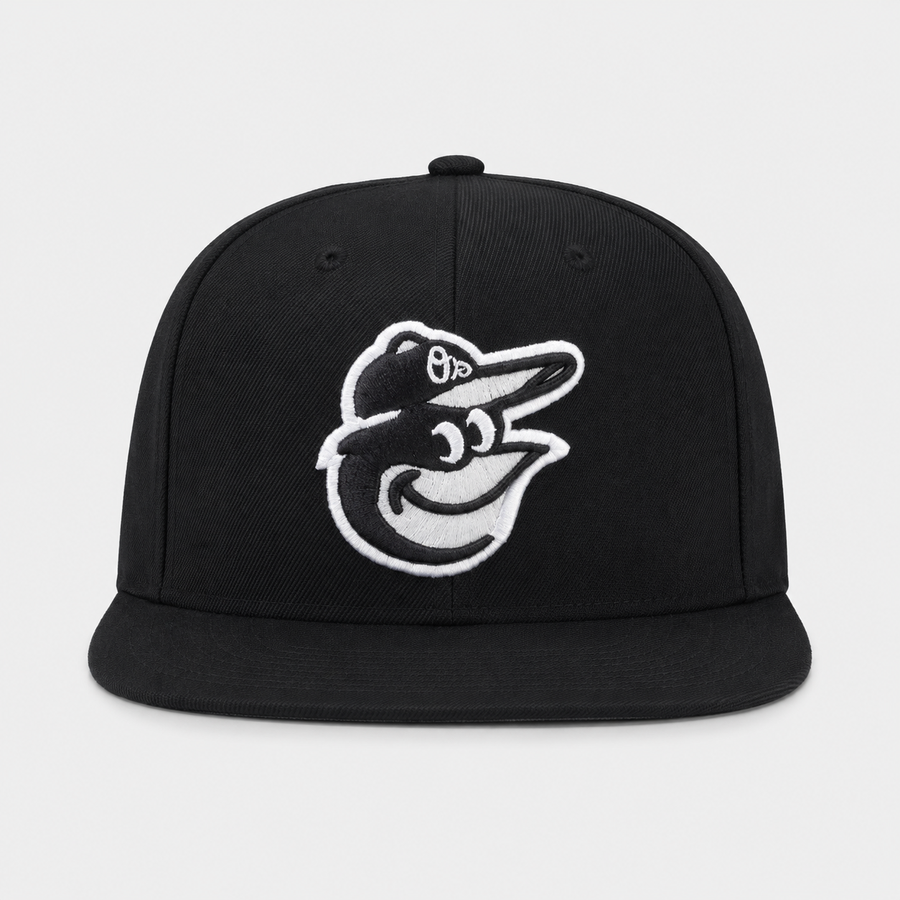 Baltimore Orioles '47 Brand Captain Adjustable Snapback - Black - Product Image