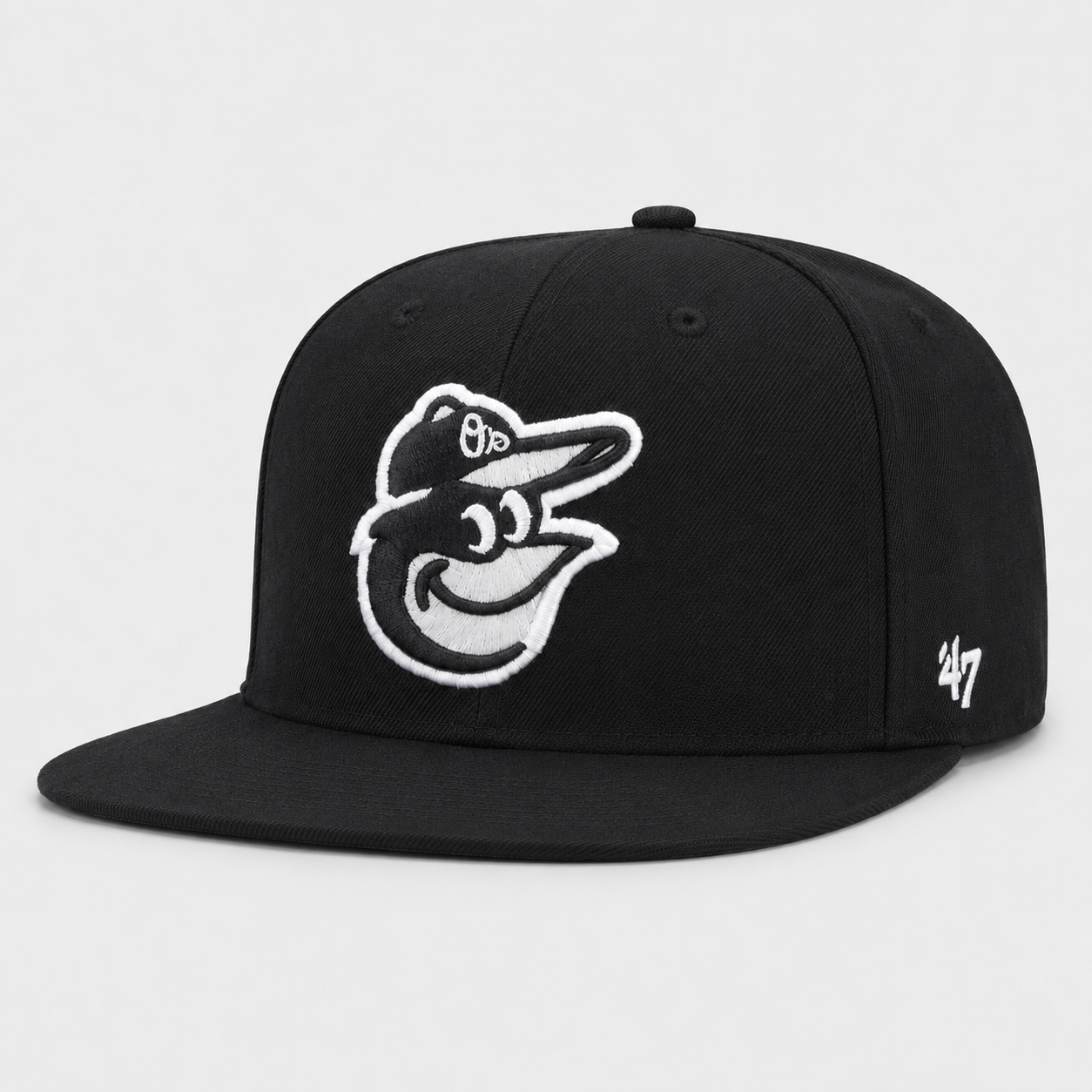 Baltimore Orioles '47 Brand Captain Adjustable Snapback - Black - Product Image