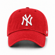New York Yankees '47 Brand Clean Up Adjustable Dad Cap - Racing Red - Product Image
