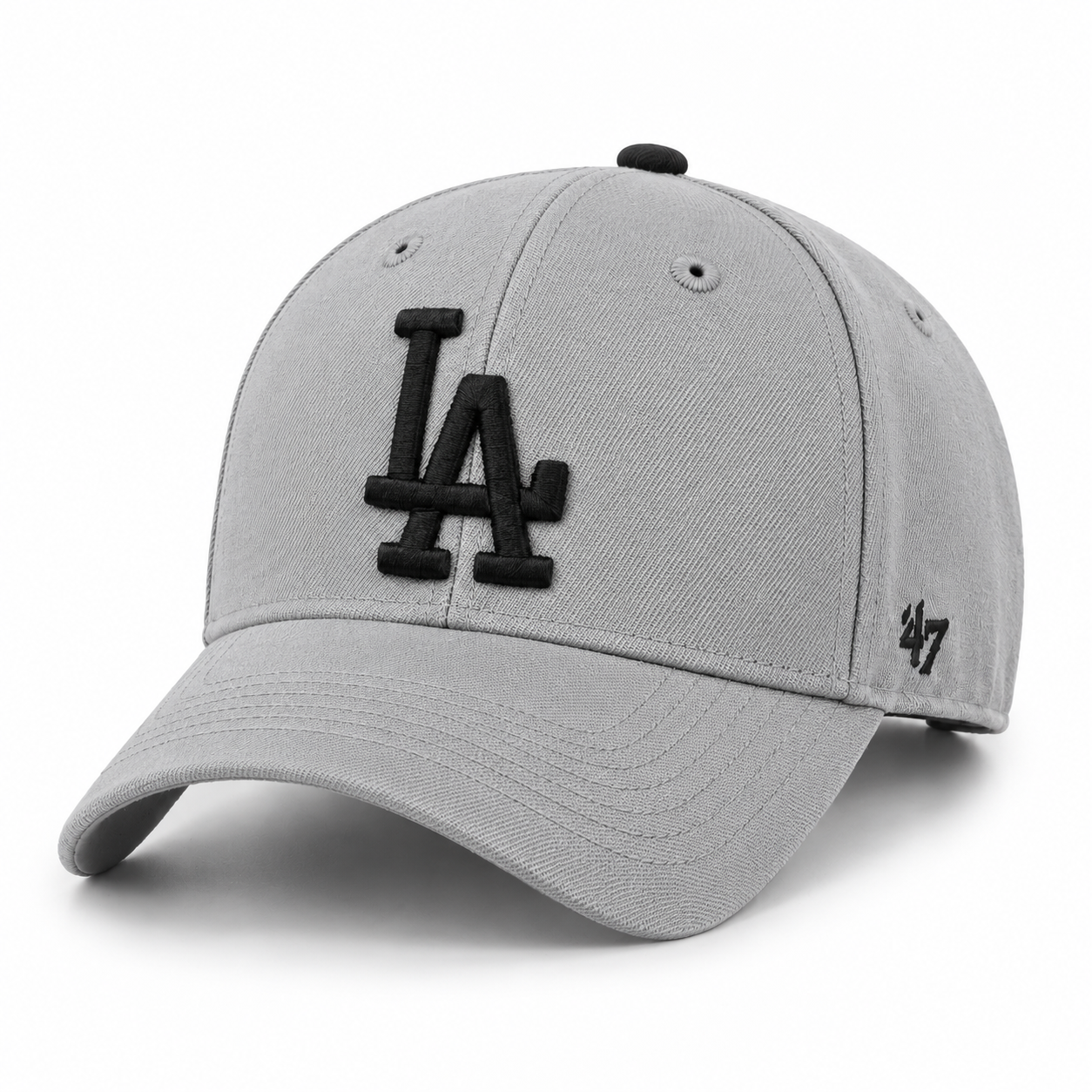 Los Angeles Dodgers '47 Brand MVP Adjustable Baseball Cap - Steel - Product Image