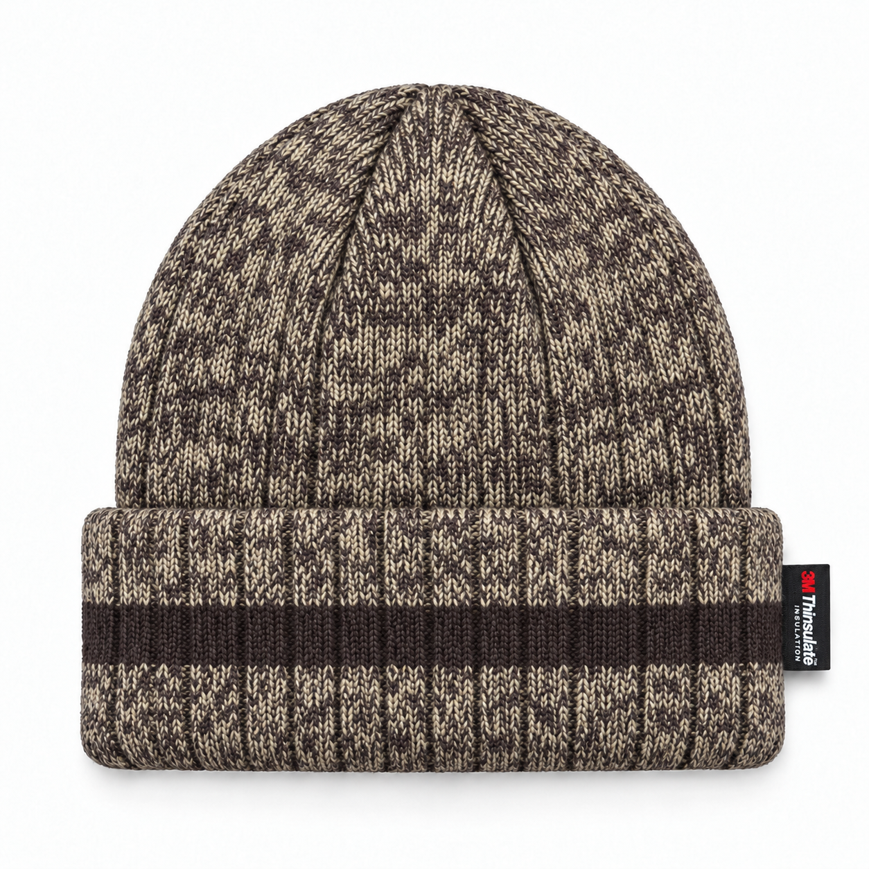 3M 40G Thinsulate Insulated Cuffed Knit Beanie - Mountain Khaki - Product Image