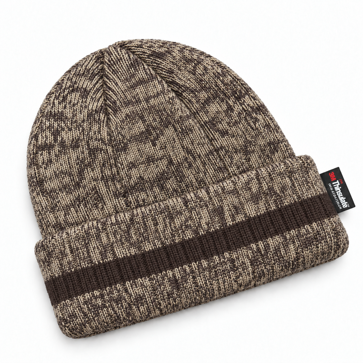 3M 40G Thinsulate Insulated Cuffed Knit Beanie - Mountain Khaki - Product Image