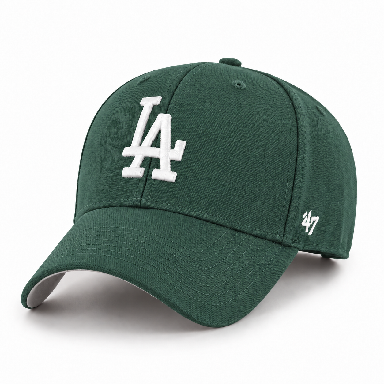 Los Angeles Dodgers '47 Brand MVP Adjustable Baseball Cap - Dark Green