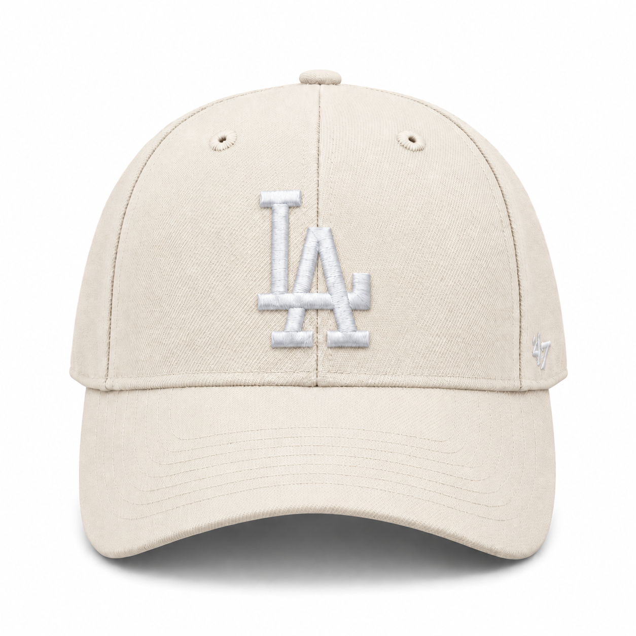 Los Angeles Dodgers '47 Brand MVP Adjustable Baseball Cap - Natural