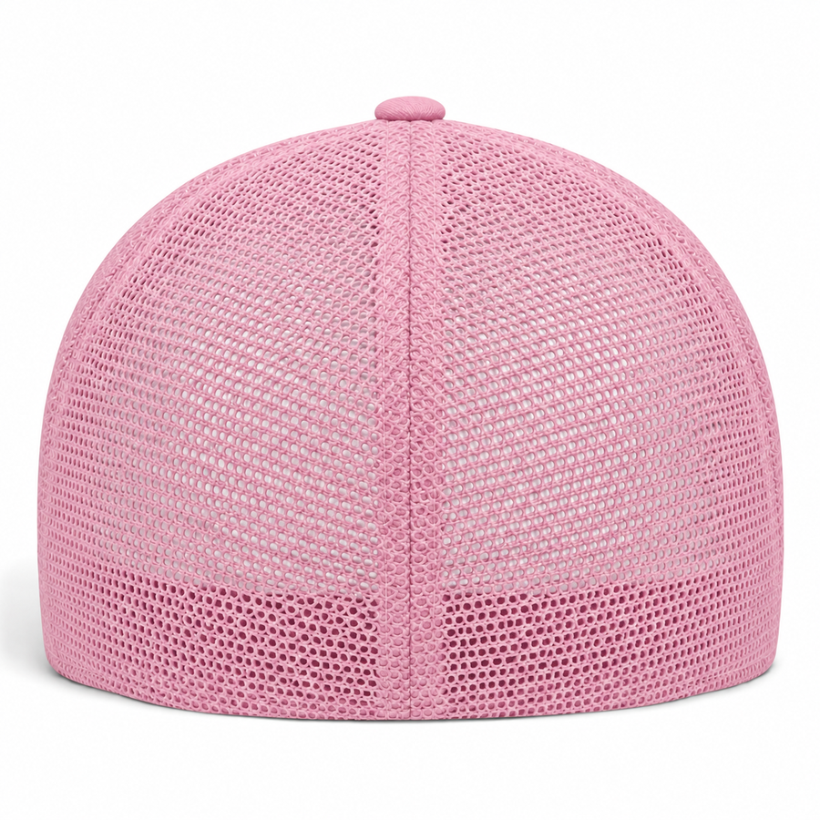 Flexfit Premium Blank Stretch Fit Trucker Baseball Cap - Bubble Gum