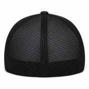 Flexfit Premium Blank Stretch Fit Trucker Baseball Cap - Obsidian