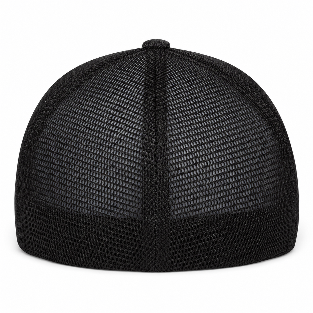 Flexfit Premium Blank Stretch Fit Trucker Baseball Cap - Obsidian - Product Image