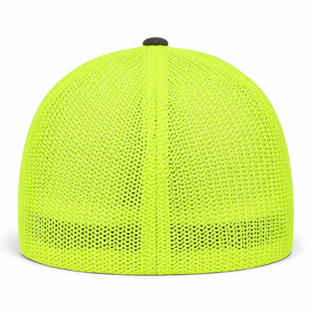 Flexfit Premium Blank Stretch Fit Trucker Baseball Cap - Charcoal/Neon