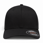 Flexfit Youth Premium Blank Stretch Fit Baseball Cap - Obsidian Black