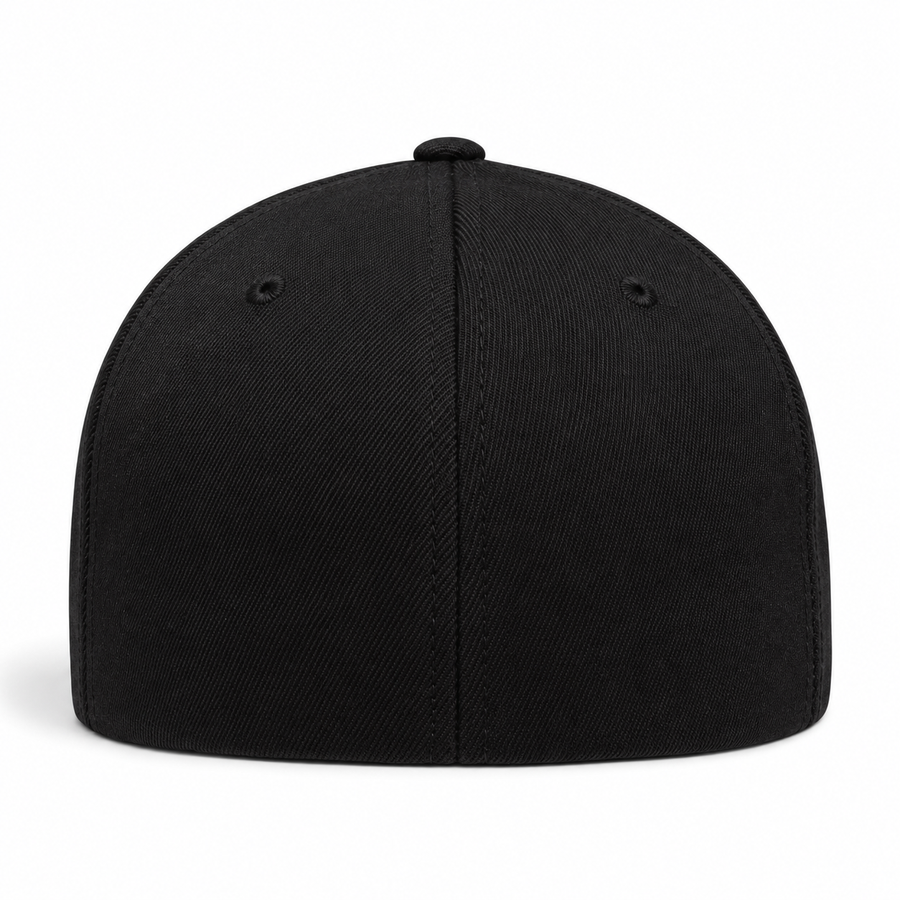 Flexfit Youth Premium Blank Stretch Fit Baseball Cap - Obsidian Black