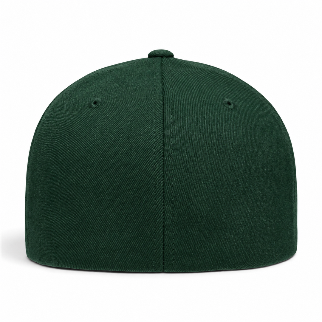 Flexfit Youth Premium Blank Stretch Fit Baseball Cap - Forest Green - Product Image