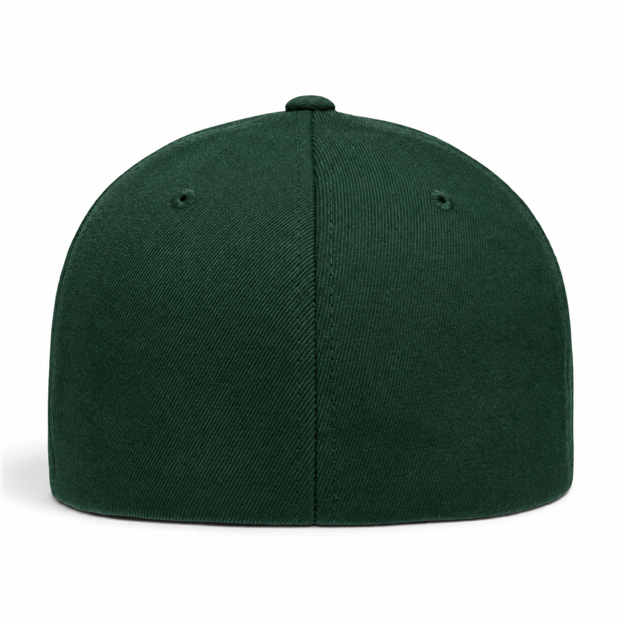 Flexfit Youth Premium Blank Stretch Fit Baseball Cap - Forest Green