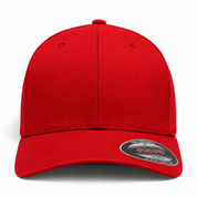 Flexfit Youth Premium Blank Stretch Fit Baseball Cap - Rosso Red