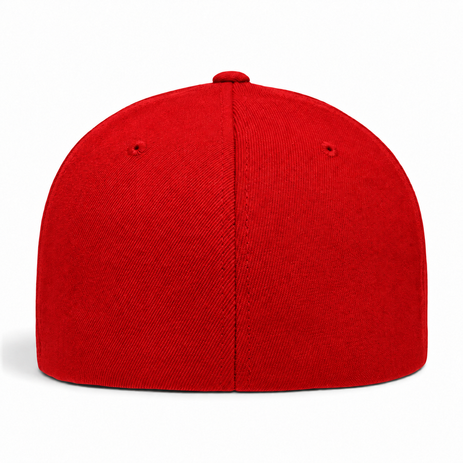 Flexfit Youth Premium Blank Stretch Fit Baseball Cap - Rosso Red