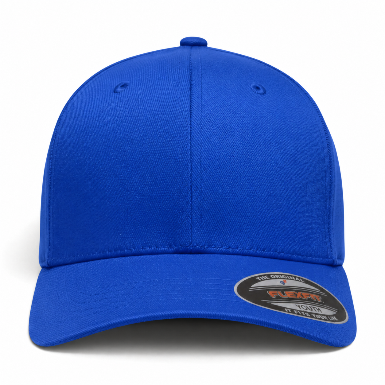 Flexfit Youth Premium Blank Stretch Fit Baseball Cap - Scepter Blue