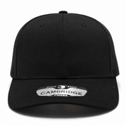Pit Bull Cambridge PB222 Blank 6-Panel Mesh Trucker Adjustable Snapback Hat - Black/Black - Product Image
