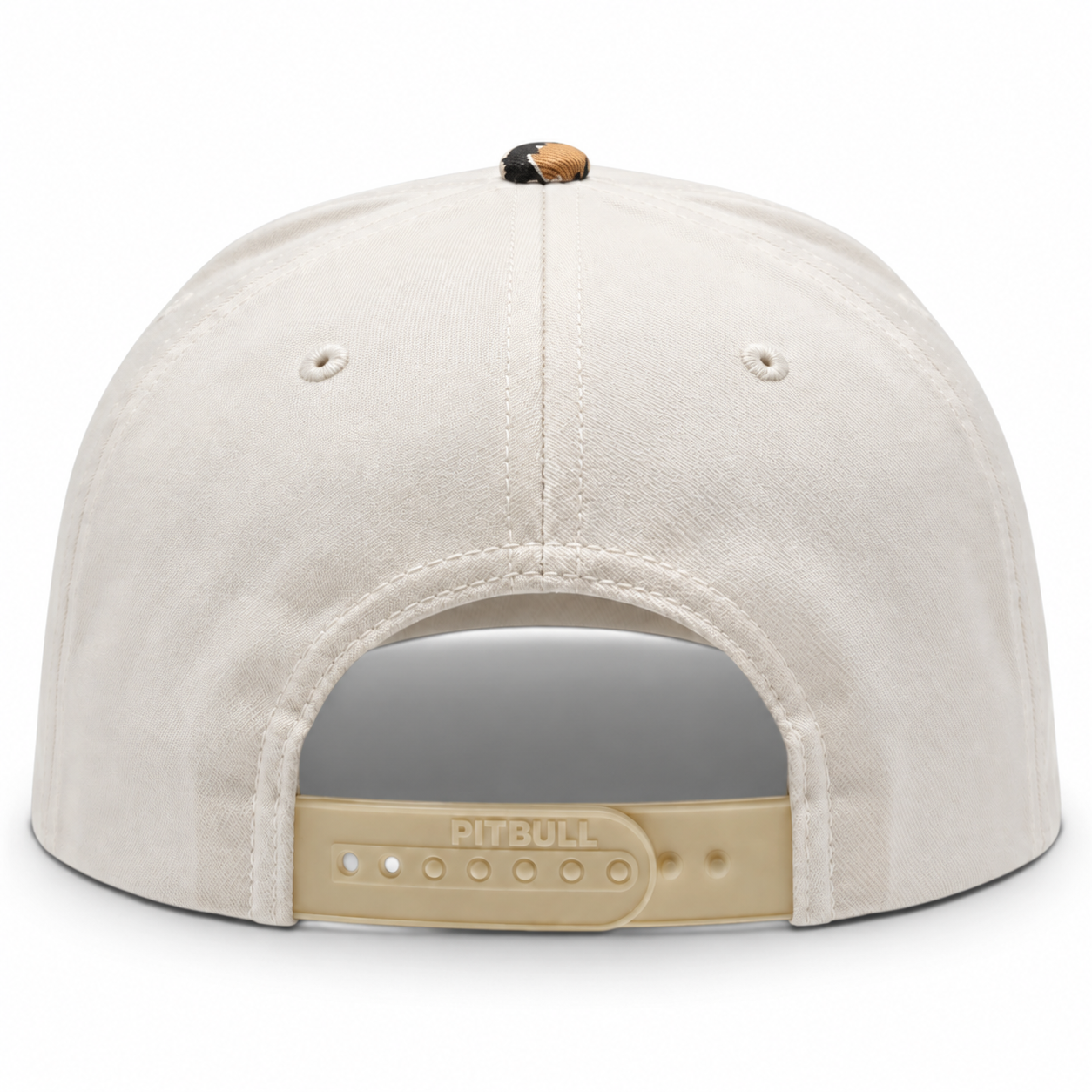 Pit Bull Cambridge PB273 Blank 5-Panel High Frame Adjustable Snapback Hat - Natural/Cheetah - Product Image