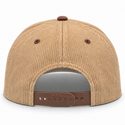 Pit Bull Cambridge CDY10 Corduroy Blank 5-Panel High Frame Adjustable Snapback Hat - Tan/Brown