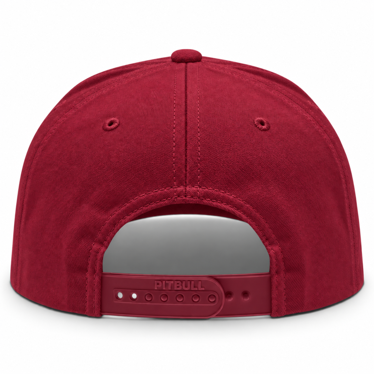 Pit Bull Cambridge PB273 Blank 5-Panel High Frame Adjustable Snapback Hat - Maroon