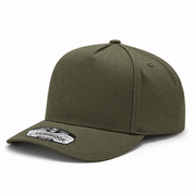 Pit Bull Cambridge PB273 Blank 5-Panel High Frame Adjustable Snapback Hat - Olive