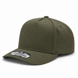 Pit Bull Cambridge PB273 Blank 5-Panel High Frame Adjustable Snapback Hat - Olive