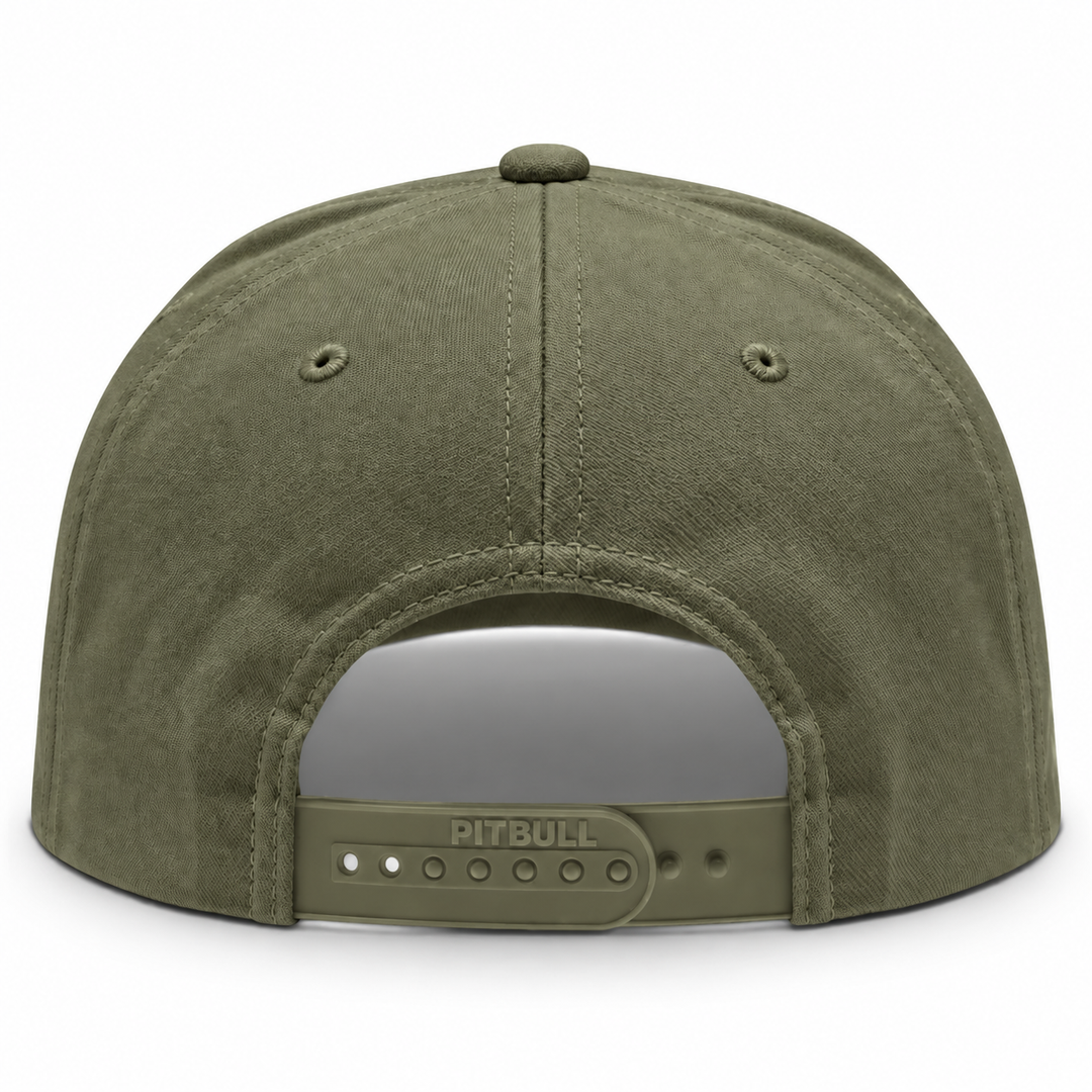 Pit Bull Cambridge PB273 Blank 5-Panel High Frame Adjustable Snapback Hat - Olive - Product Image
