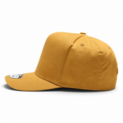 Pit Bull Cambridge PB273 Blank 5-Panel High Frame Adjustable Snapback Hat - Tan Gold