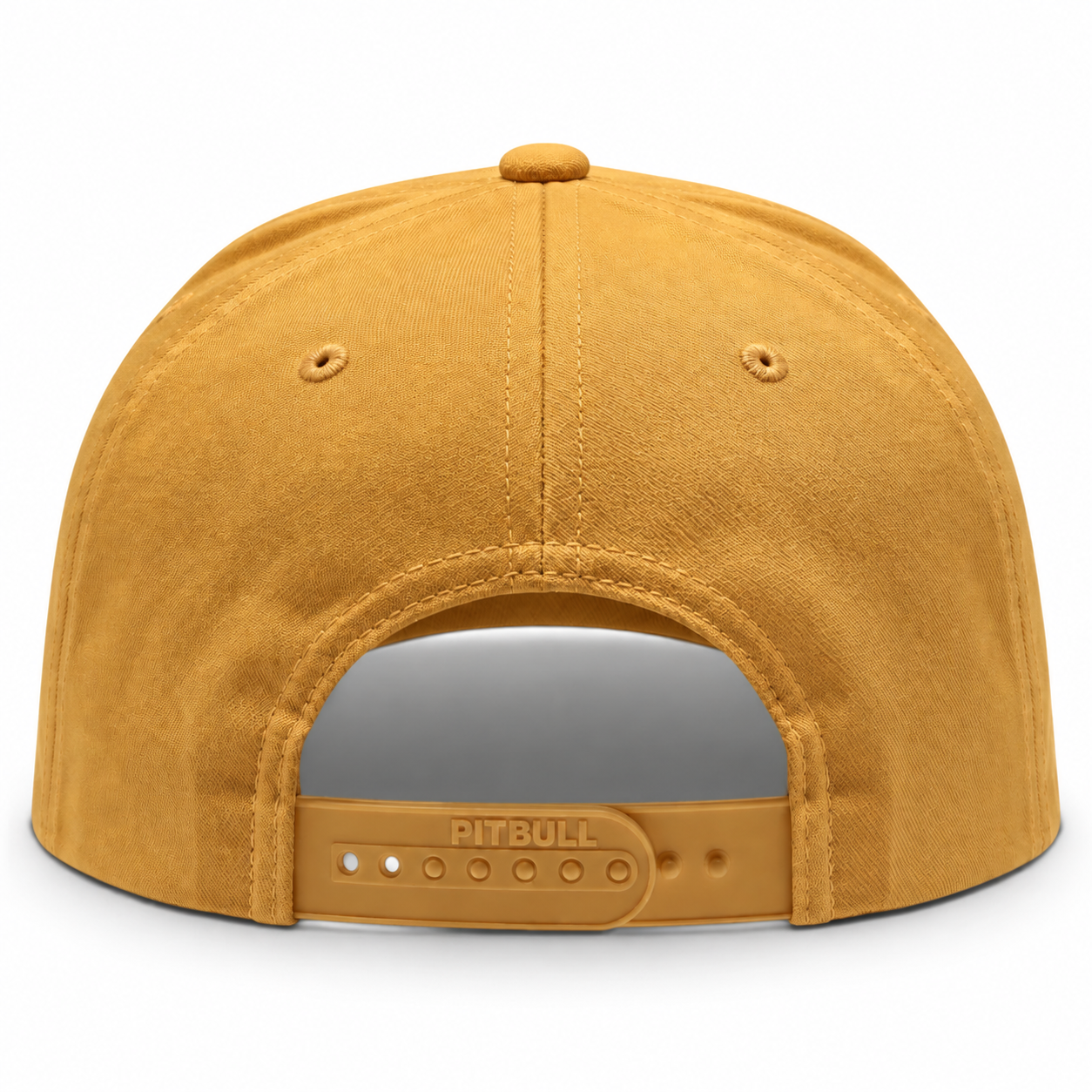 Pit Bull Cambridge PB273 Blank 5-Panel High Frame Adjustable Snapback Hat - Tan Gold