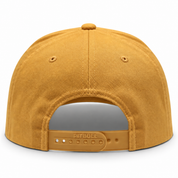 Pit Bull Cambridge PB273 Blank 5-Panel High Frame Adjustable Snapback Hat - Tan Gold