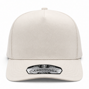 Pit Bull Cambridge PB273 Blank 5-Panel High Frame Adjustable Snapback Hat - Creme