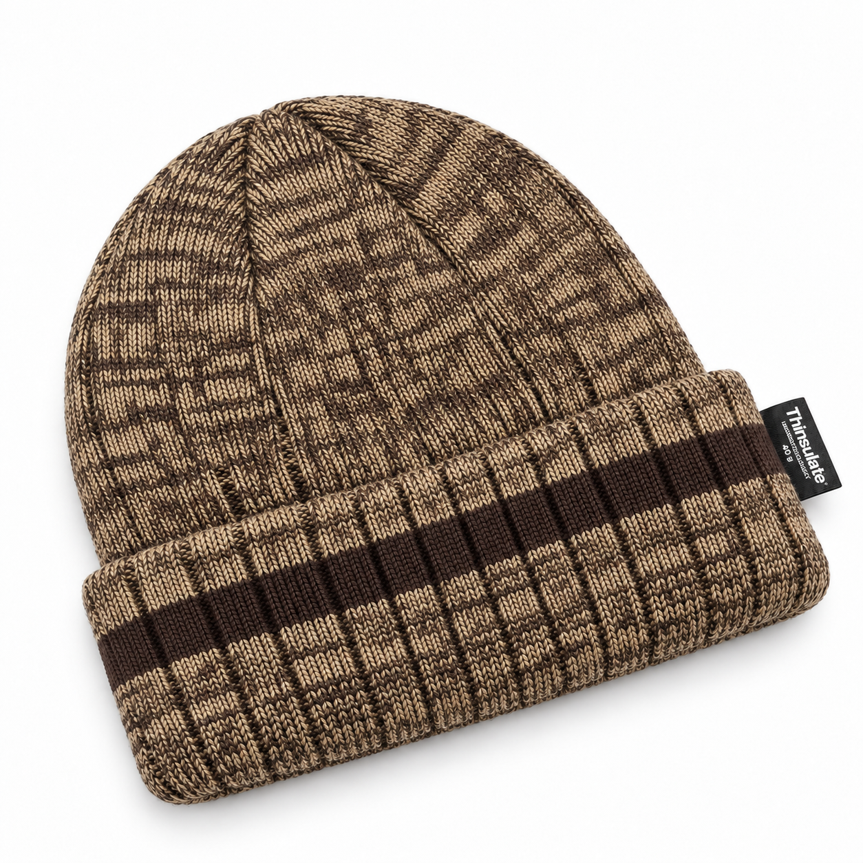 3M 40G Thinsulate Insulated Cuffed Knit Beanie - Dessert Tan - Product Image