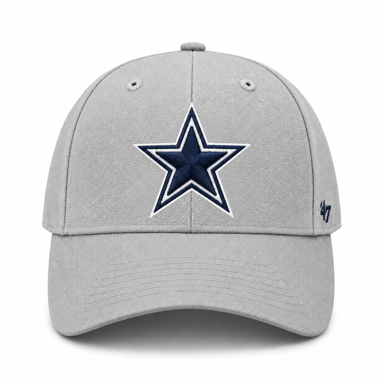 Dallas Cowboys '47 Brand MVP Adjustable Baseball Cap - Silver - Product Image